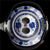 Ancienne théière en porcelaine bleu