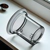 Belle théière en verre