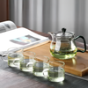 Belle théière en verre