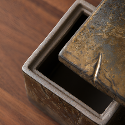 Boite à thé ancienne