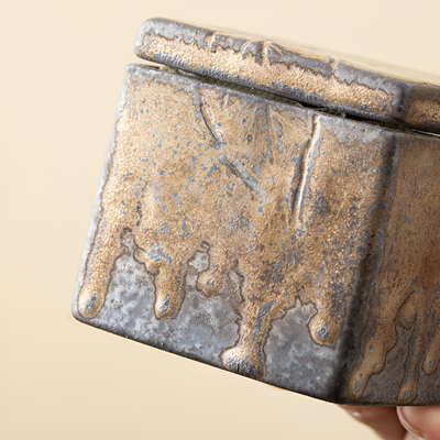 Boite à thé ancienne