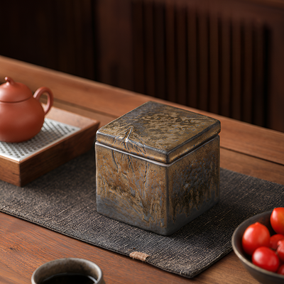 Boite à thé ancienne