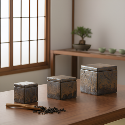 Boite à thé ancienne