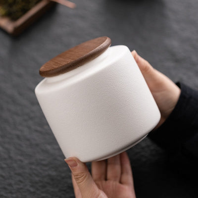 Boite à thé blanche