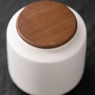 Boite à thé blanche