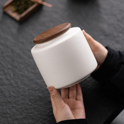 Boite à thé blanche