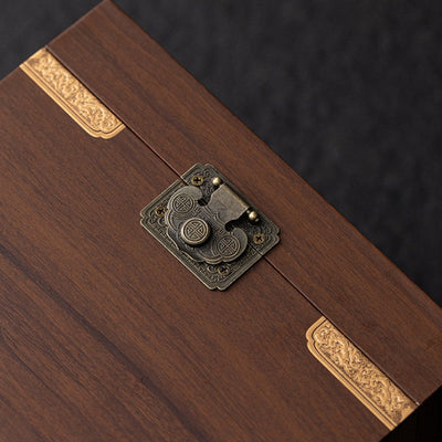 Boite à thé en bois