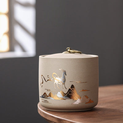 Boite à thé céramique