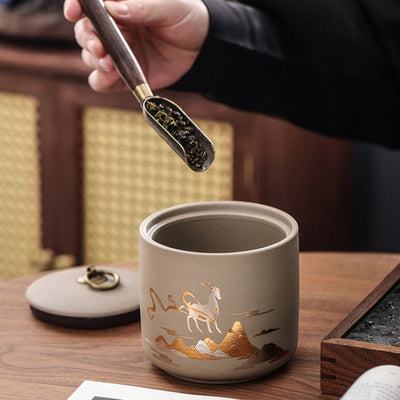 Boite à thé céramique