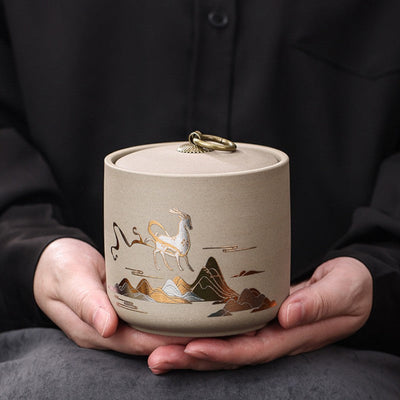 Boite à thé céramique