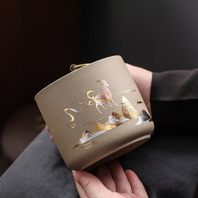 Boite à thé céramique