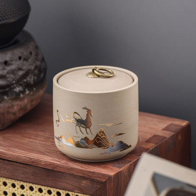 Boite à thé céramique