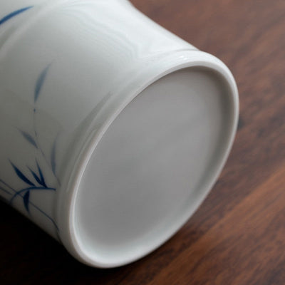 Boite à thé motif bambou