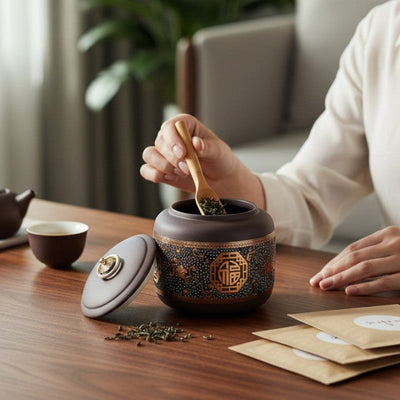 Boite à thé style minimaliste