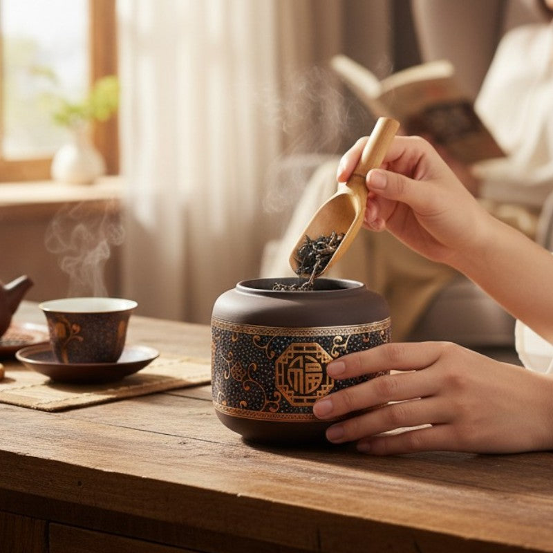 Boite à thé style minimaliste