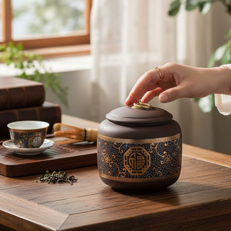 Boite à thé style minimaliste