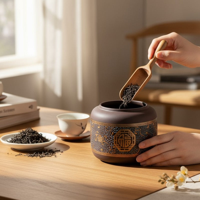 Boite à thé style minimaliste