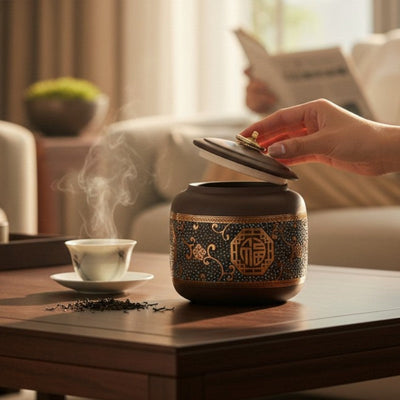 Boite à thé style minimaliste