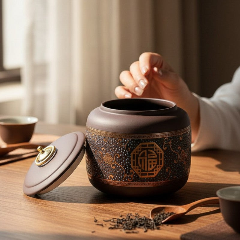 Boite à thé style minimaliste