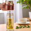 Bouteille théière en verre