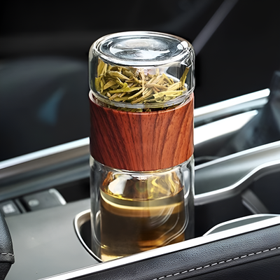 Bouteille théière en verre