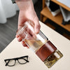 Bouteille théière en verre