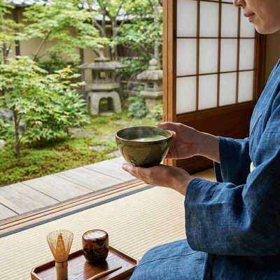Chawan rituel thé japonais