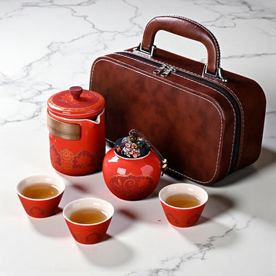 Coffret service à thé chinois