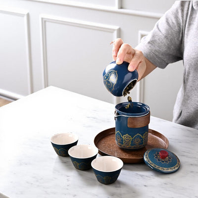 Coffret service à thé chinois