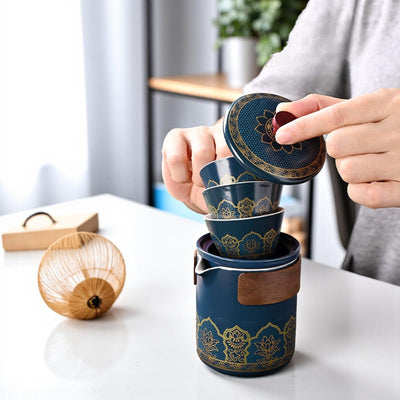 Coffret service à thé chinois