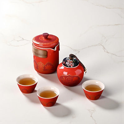 Coffret service à thé chinois