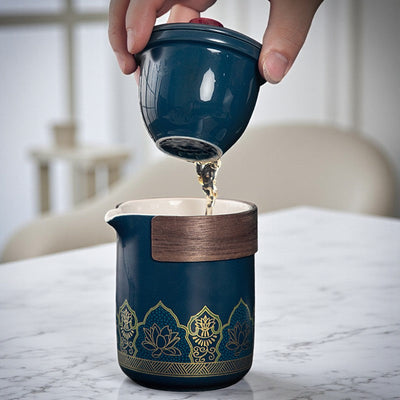 Coffret service à thé chinois