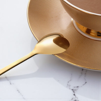 Cuillère à thé fleurie