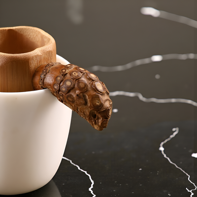 Cuillère filtre bambou à thé