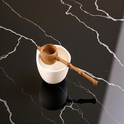 Cuillère filtre bambou à thé