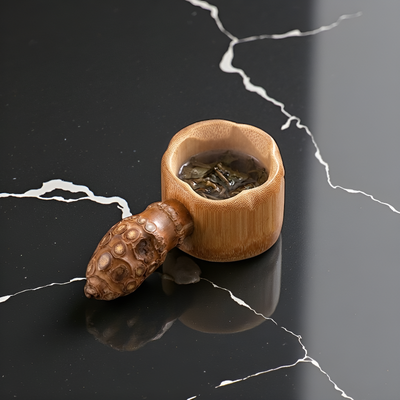 Cuillère filtre bambou à thé