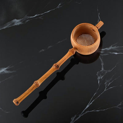 Cuillère filtre bambou à thé
