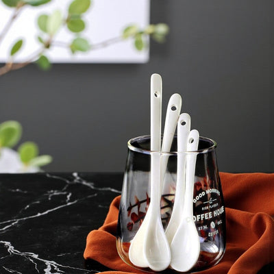 Cuilleres à thé porcelaine