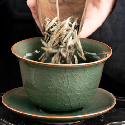 Gaiwan artisanat céladon vert