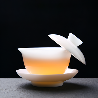 Gaiwan blanc immaculé