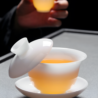Gaiwan blanc immaculé