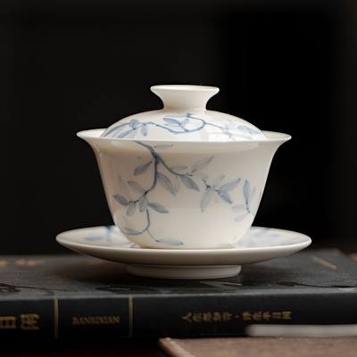 Gaiwan élégant en porcelaine