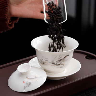 Gaiwan porcelaine fine