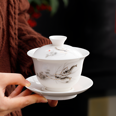 Gaiwan porcelaine fine