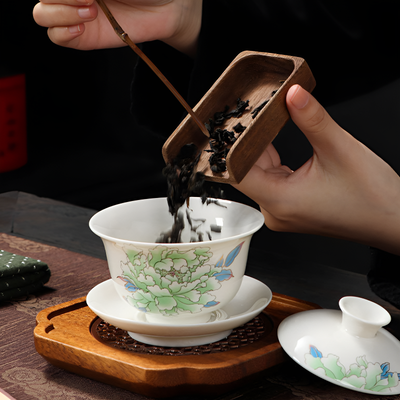 Gaiwan porcelaine fine
