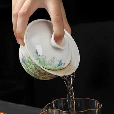 Gaiwan porcelaine fine