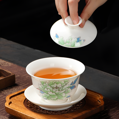 Gaiwan porcelaine fine