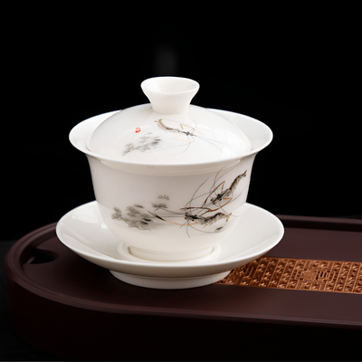 Gaiwan porcelaine fine