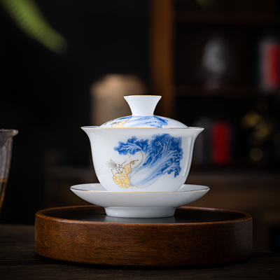 Gaiwan porcelaine fine