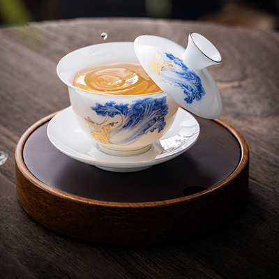 Gaiwan porcelaine fine